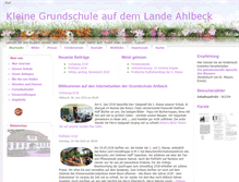 Tablet Screenshot of gs-ahlbeck.de